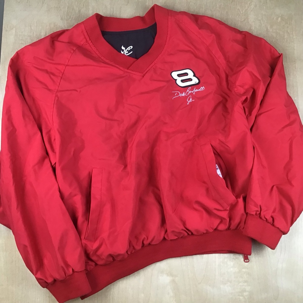 Chase Authentics NASCAR Dale Earnhardt Jr Bud Racing Mens Large Pullover
